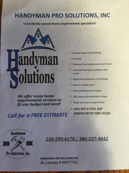Handyman Pro Solutions Inc.