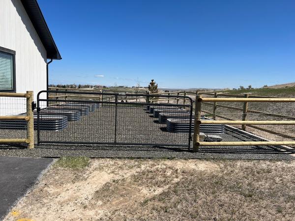 Full Curl Fence and Landscape