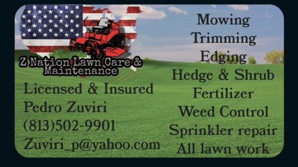 Z Nation Lawn Care and Maintenance