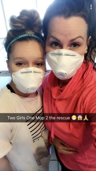 Two Girls One Mop