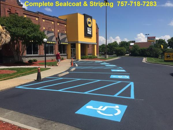 Complete Sealcoat & Striping