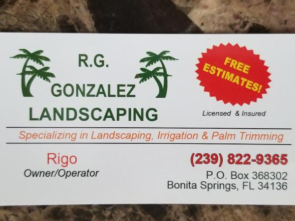 RG Gonzalez Landscaping LLC