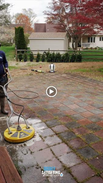 Oddly Satisfying Pressure Washing