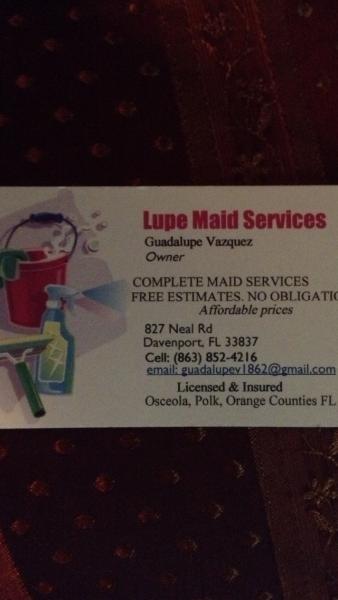 Lupe Maid Services