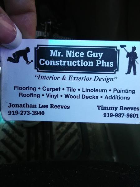 Mr. Nice Guy Construction Plus LLC