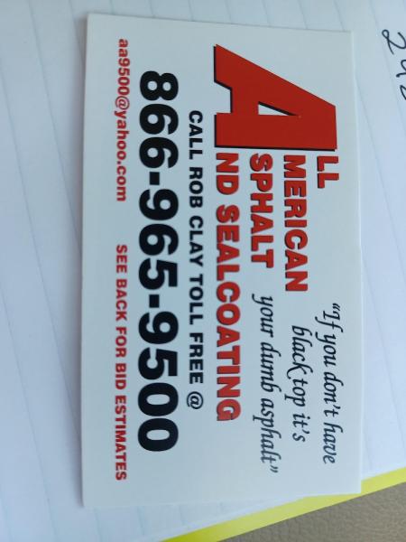 All American Asphalt & Sealcoating