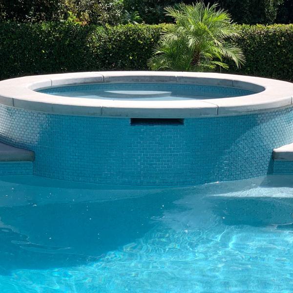 Reflections Pool Tile Cleaning
