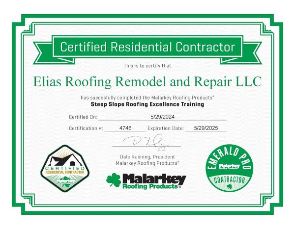 Elias Roofing Remodel & Repair LLC
