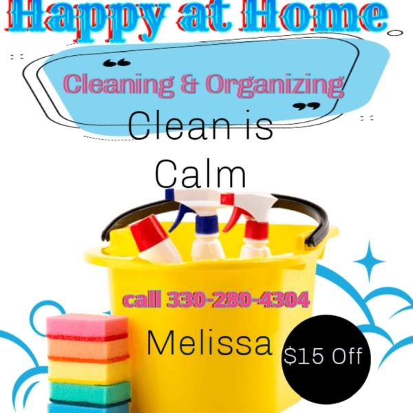 Happy AT Home Cleaning AND Organizing