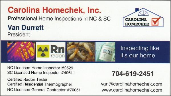 Carolina Homechek Inc
