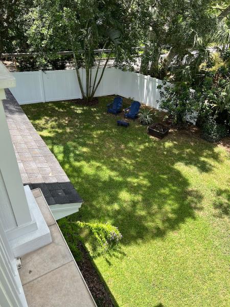 Natural Green Lawn Spraying