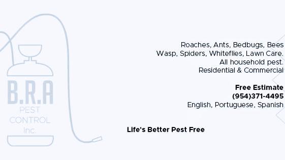 B.r.a Pest Control INC