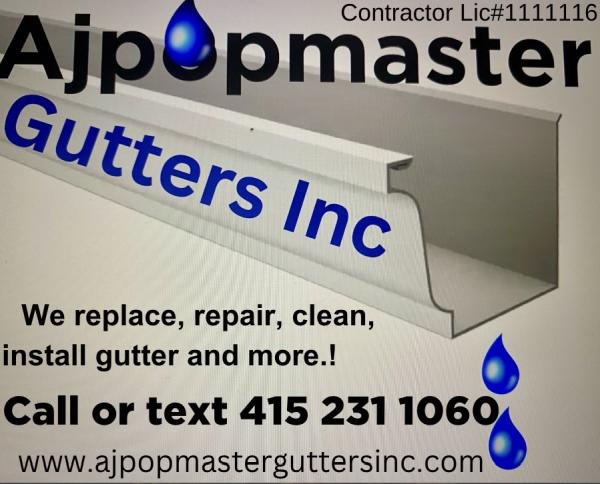 Ajpopmaster Gutters Inc
