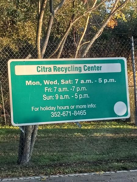 Citra Recycling Center