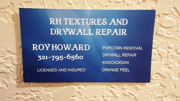 RH Textures and Drywall Repair