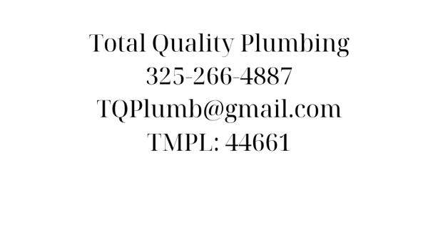 Total Quality Plumbing