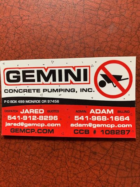 Gemini Concrete Pumping