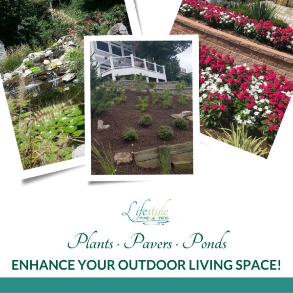 Lifestyle Pond and Patio