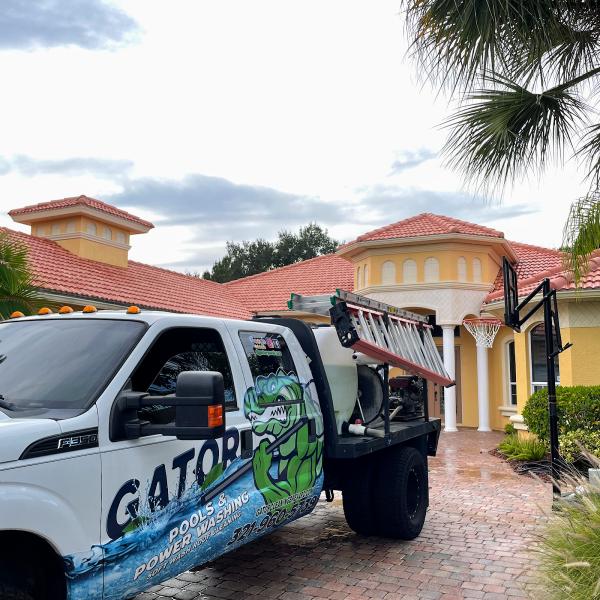 Gator Pools & Power Washing- Non Pressure Roof Cleaning