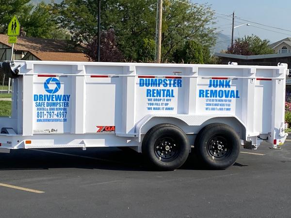 Driveway Safe Dumpster Rental and Junk Removal