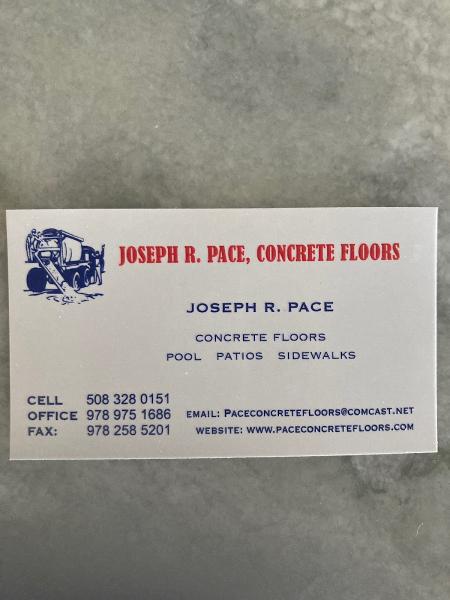 Joseph Pace Concrete Flooring