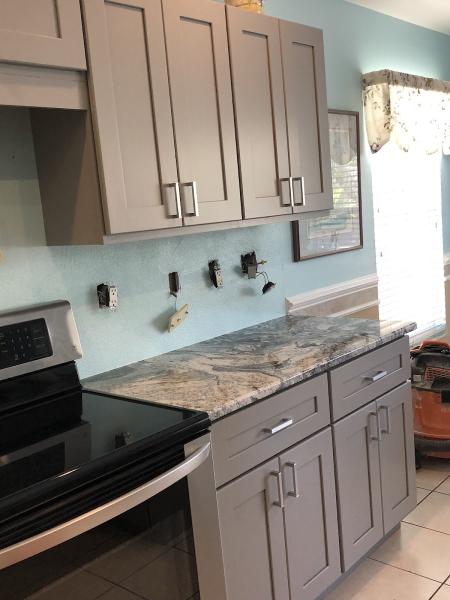 Orange Kitchen and Bath