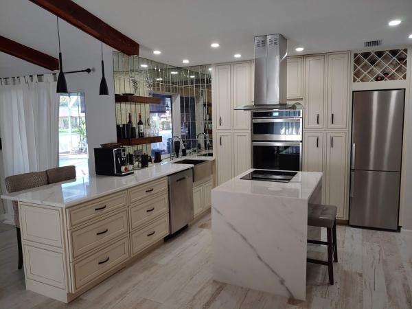 Orange Kitchen and Bath