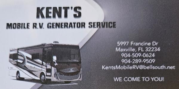 Kent's Mobile RV Generator Service