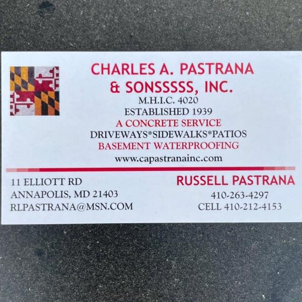 Charles A Pastrana & Son's Inc