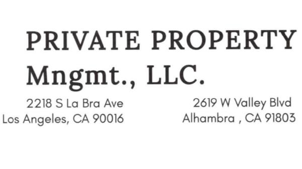 Private Property Mngmt LLC