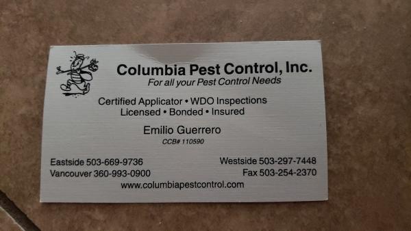 Columbia Pest Control