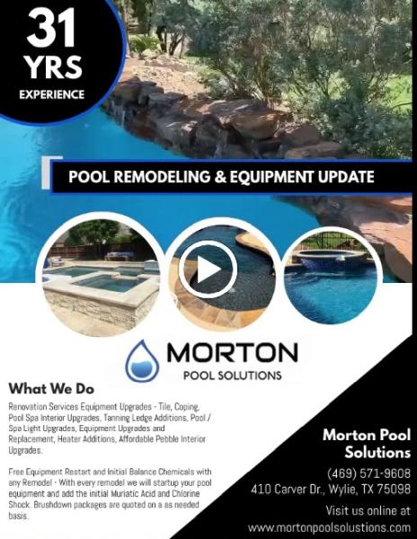 Morton Pool Solutions / Renovations
