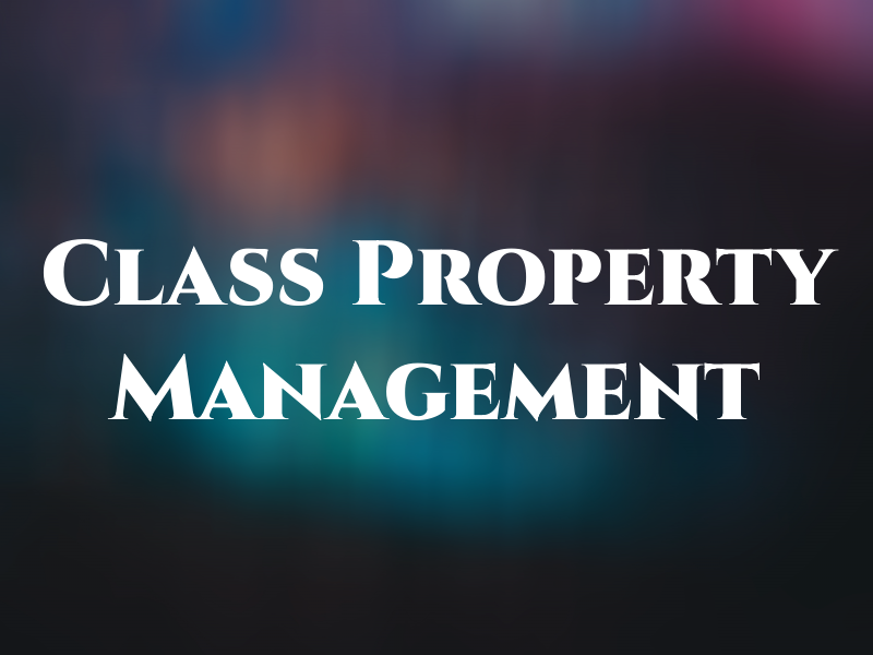 1st Class Property Management