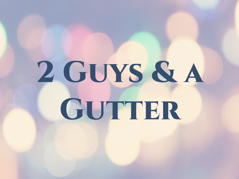 2 Guys & a Gutter