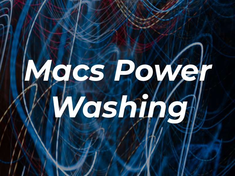 2 Macs Power Washing