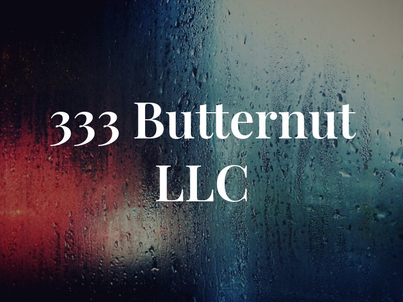 333 Butternut LLC