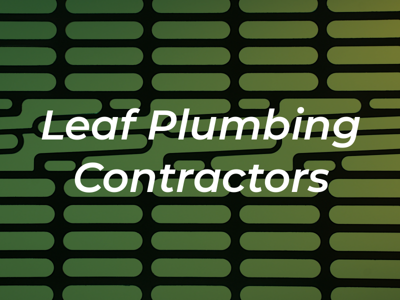 4 Leaf Plumbing Contractors LLC