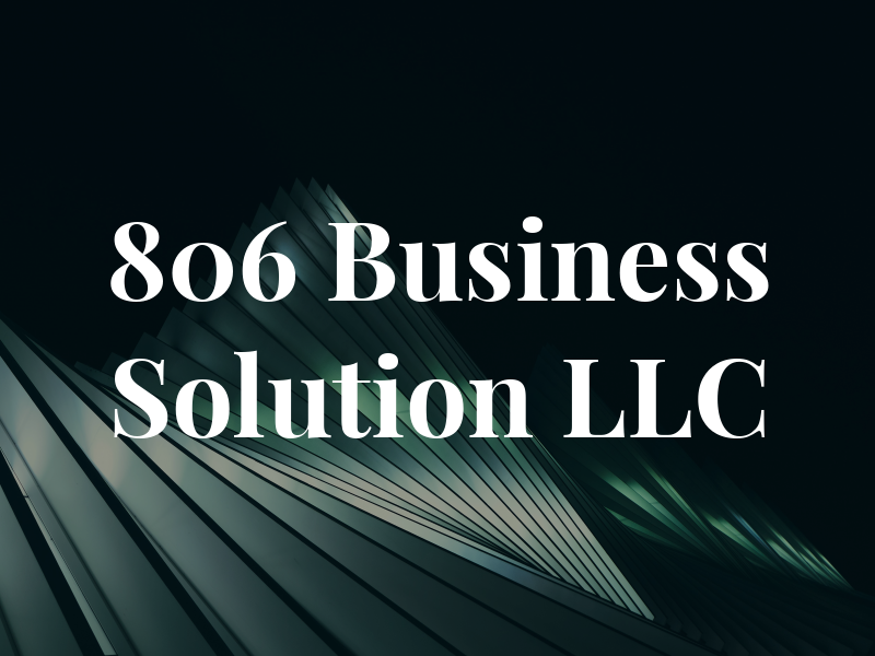 806 Business Solution LLC
