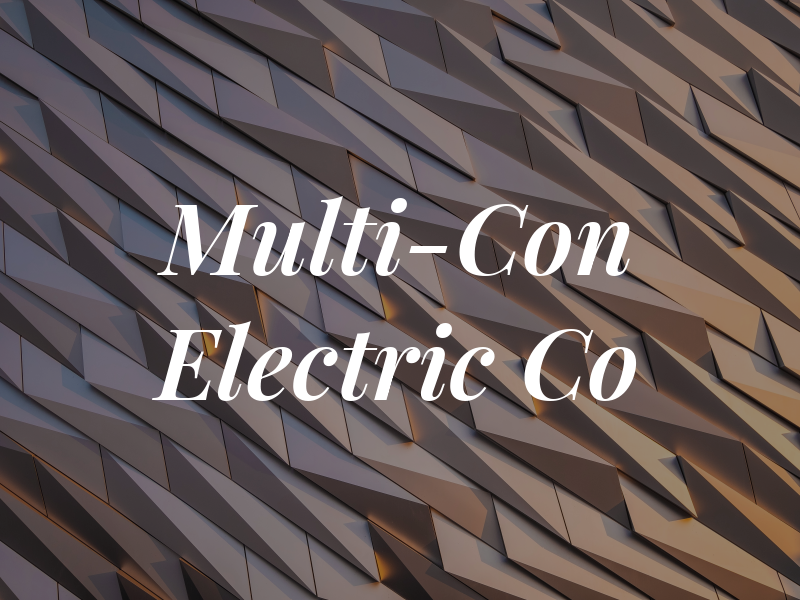 Multi-Con Electric Co