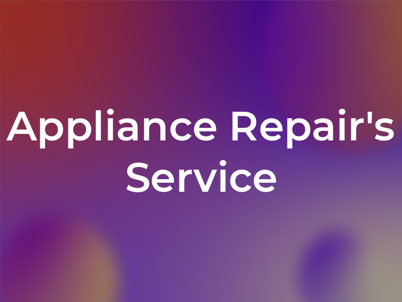 MM Appliance Repair's Service