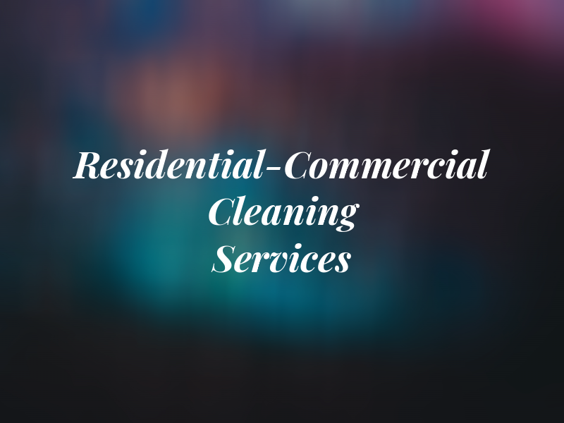 MSW Residential-Commercial Cleaning Services