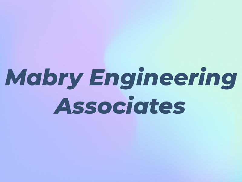 Mabry Engineering Associates