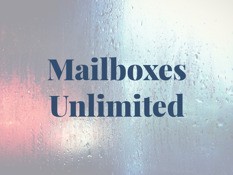 Mailboxes Unlimited