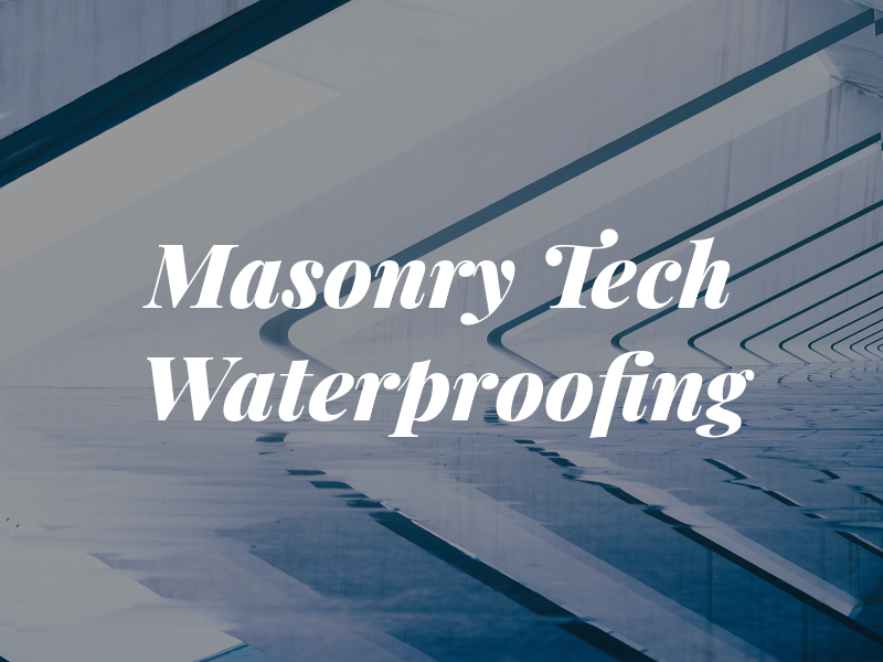 Masonry Tech Waterproofing