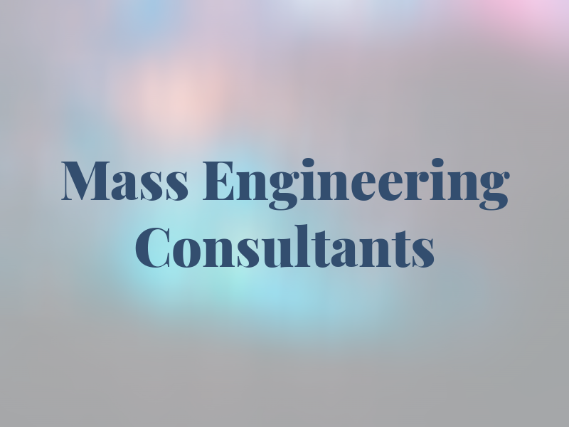 Mass Engineering and Consultants