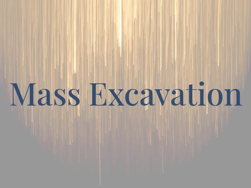 Mass Excavation