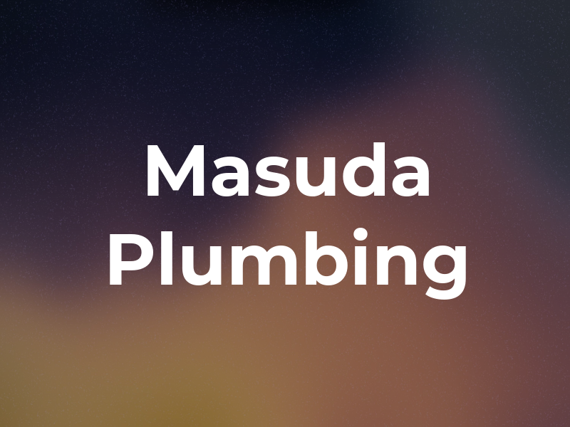 Masuda Plumbing