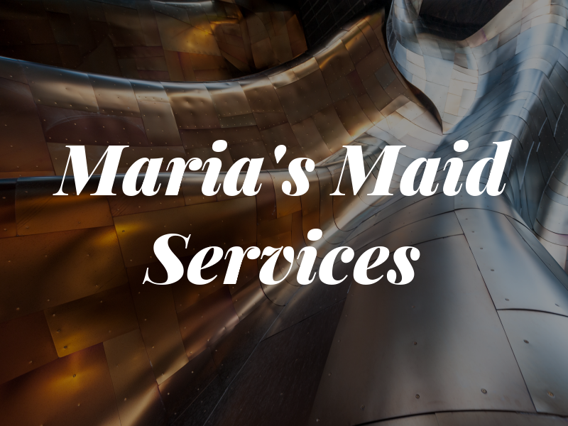Maria's Maid Services