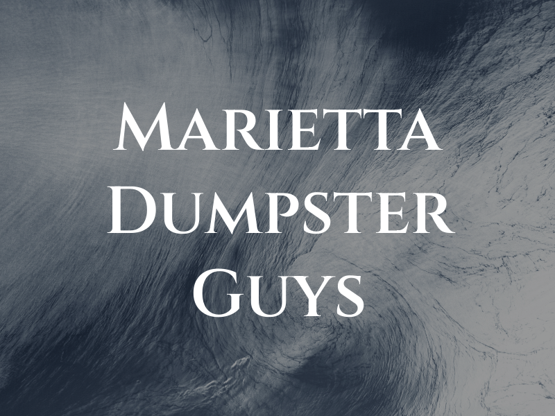Marietta Dumpster Guys