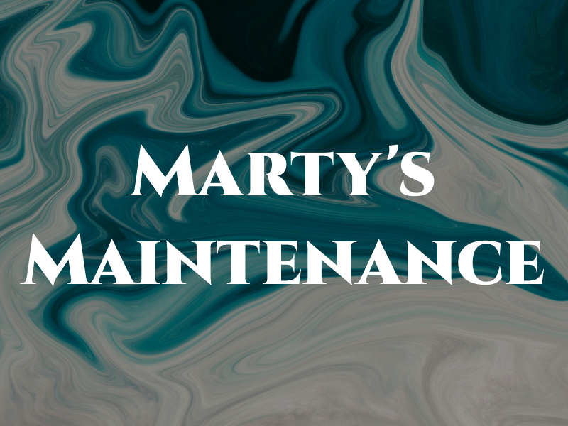 Marty's Maintenance